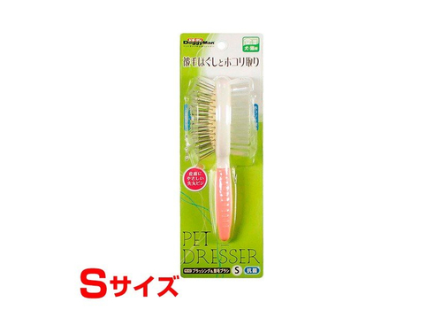 Japan Premium Pet Щетка для животных Брашинг и щетка 2 в 1 для блеска и ухода за шерстью собак и кошек Размер М