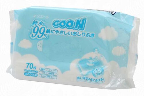 Goon Салфетки влажные для младенцев (запасной блок) 70шт