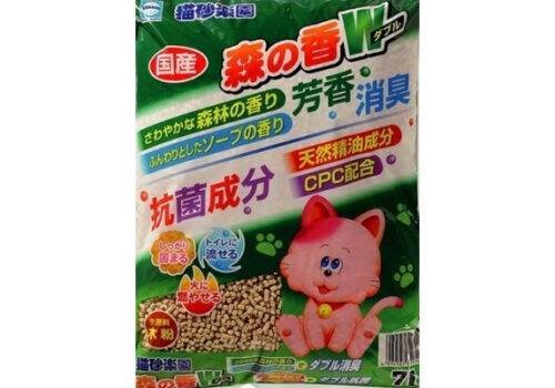 Наполнитель древесный Happy Pet с горным кипарисом 7л