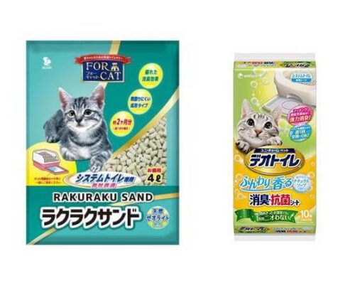 For Cat кошачий наполнитель цеолит для KAO и Unicharm колбаски 4л -SUPER COMBO