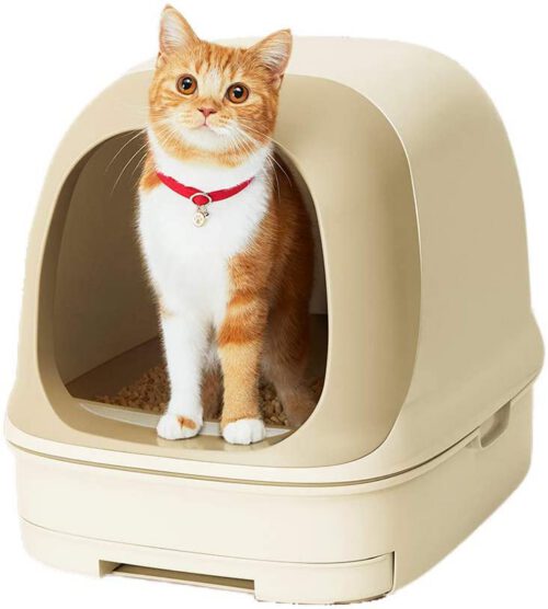 Kao Cat Биотуалет закрытого типа для кошек, светлый
