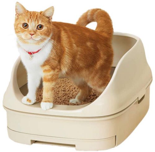 Kao Cat Биотуалет открытого типа для кошек, светлый
