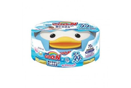 Goon Салфетки влажные для младенцев (пластик-бокс) 70шт